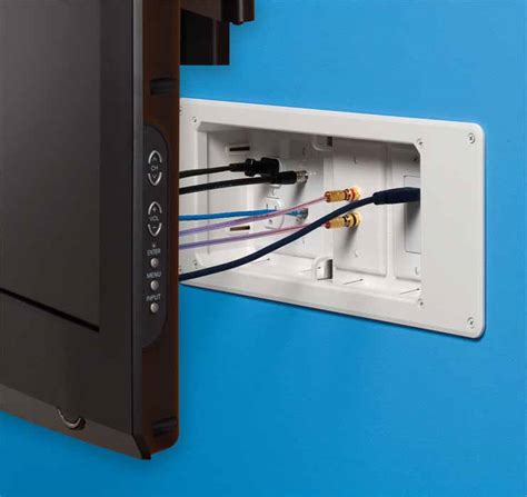 did electrical tv box|recessed outlet for tv.